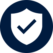 Shield with a check mark icon
